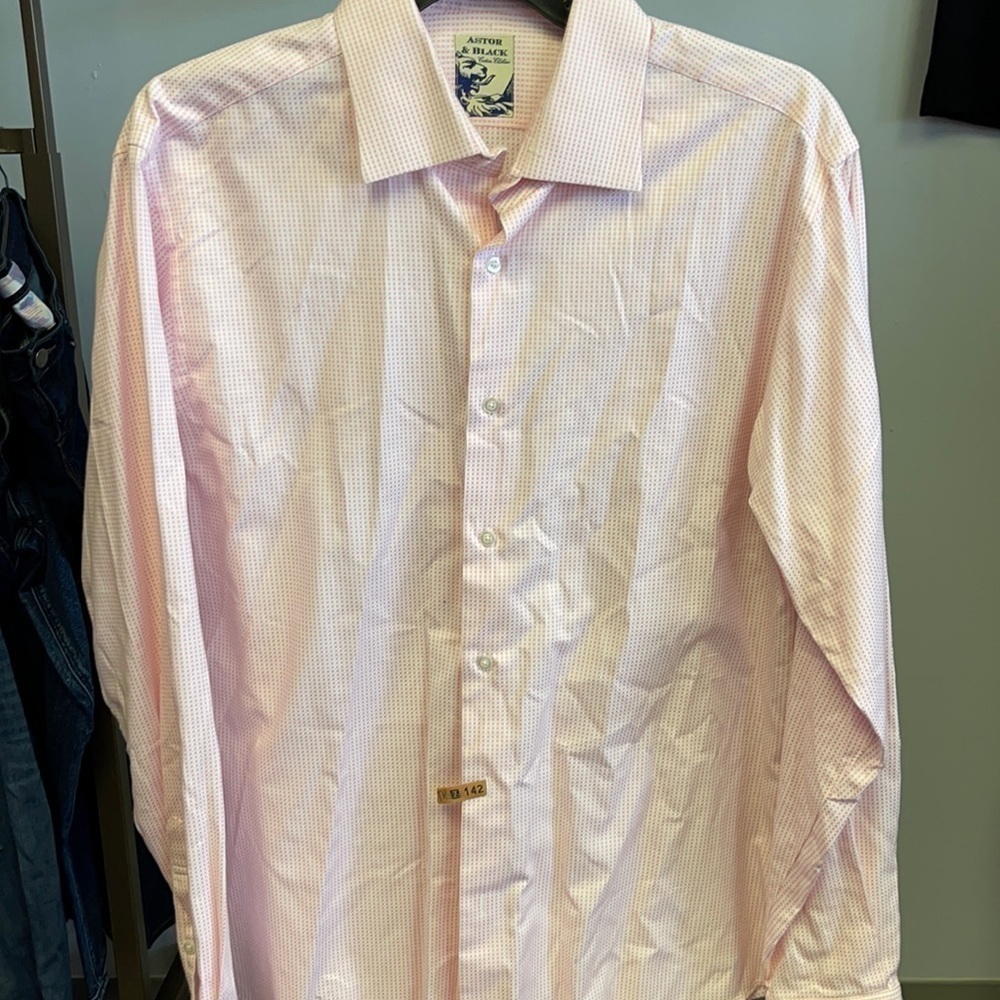 B1123-31 Astor & Black Dress Shirt